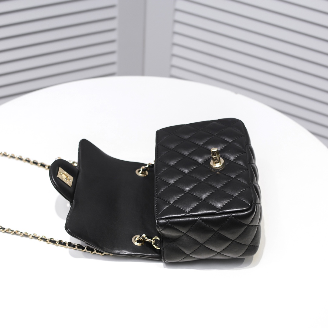 Chanel Classic Bag CF Drill Beads Shoulder Bag Handbag