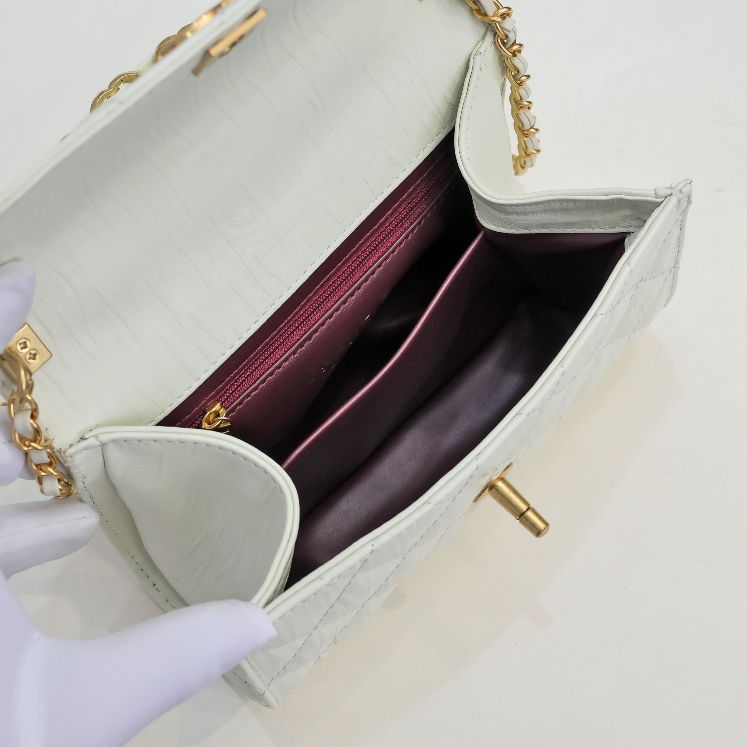 Chanel Handle Double C  Shoulder Bag Handbag