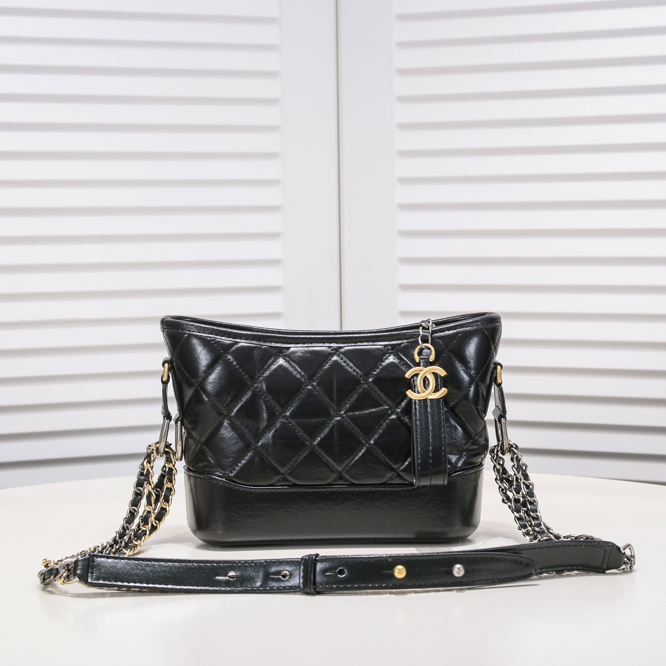 Chanel CC Gabrielle Tramp Bag Shoulder Bag Handbag
