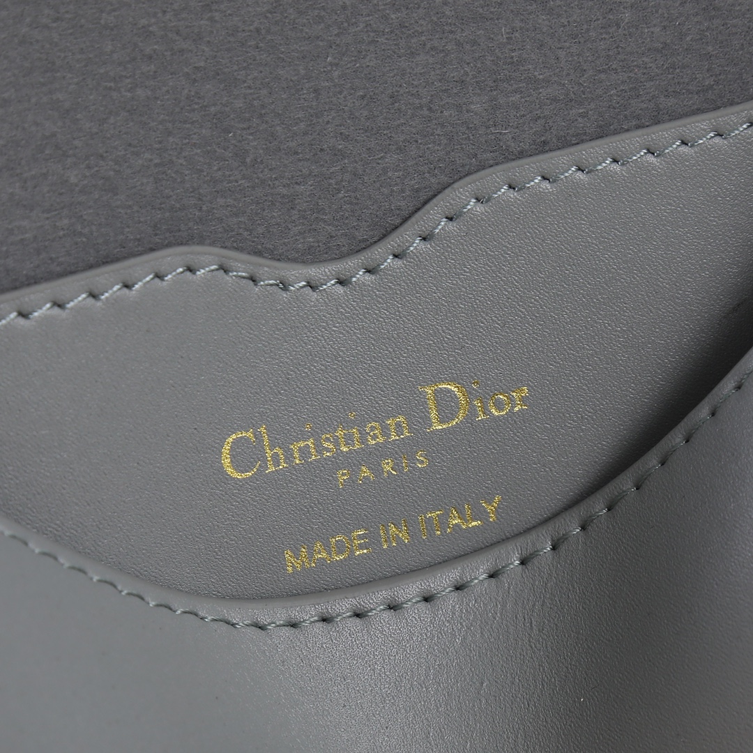 Medium Dior Bobby bag Grey CD-2011 XB081 22cm