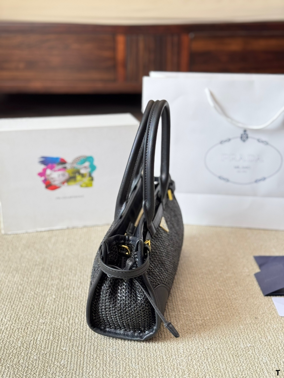 Prada Soft lux Tote 016 DB581591 30-38cm