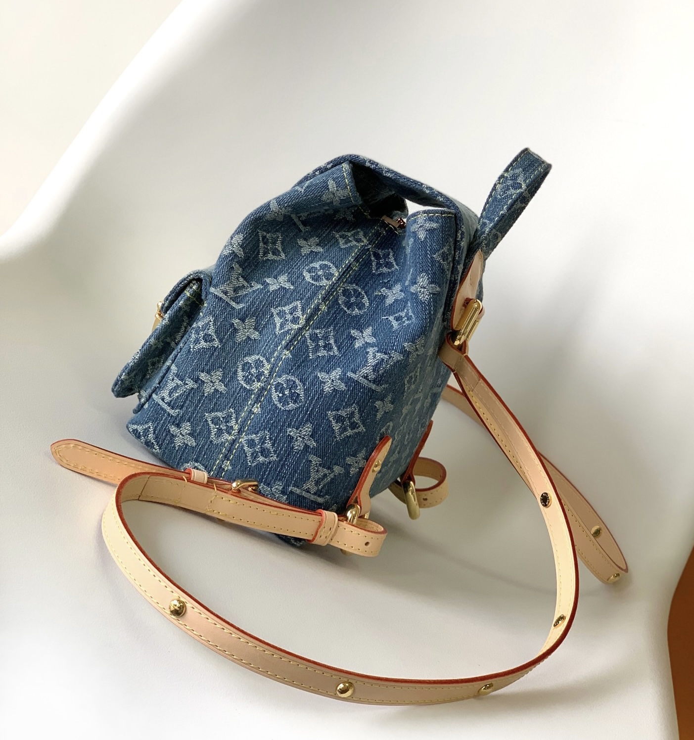 Louis Vuitton LV VENICE Denim Backpack Bag M46836(Replica)