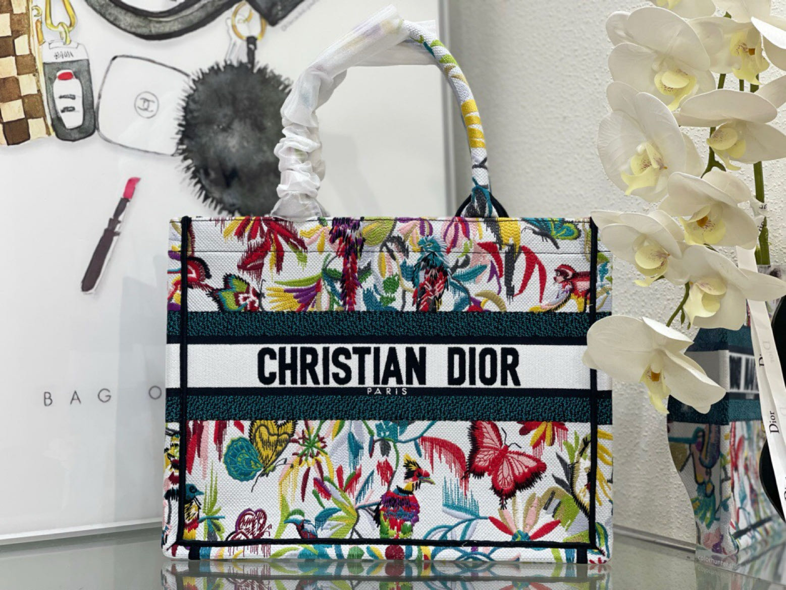 10A + top quality Medium Dior Book Tote 1296 LM032 36cm