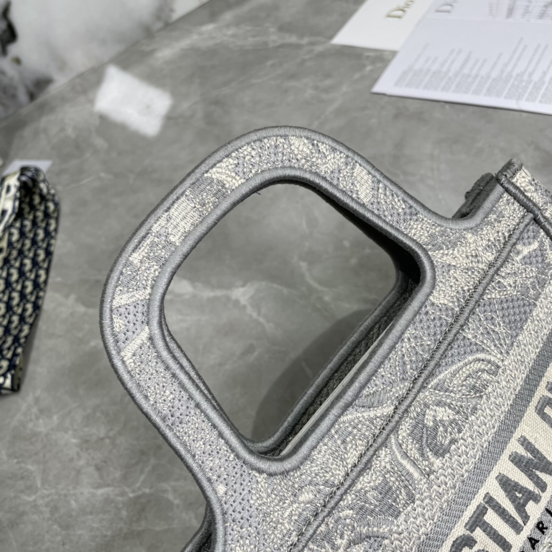 10A + top quality Mini Dior Book Tote 0175 XB041 23cm