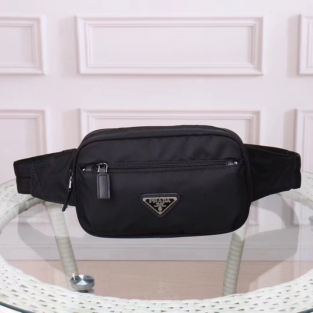 Prada Re-Nylon and Saffiano leather belt bag