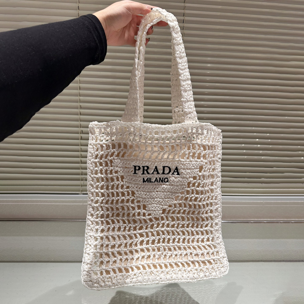 Prada Grass Woven Shoulder Bag Handbag（Replica）