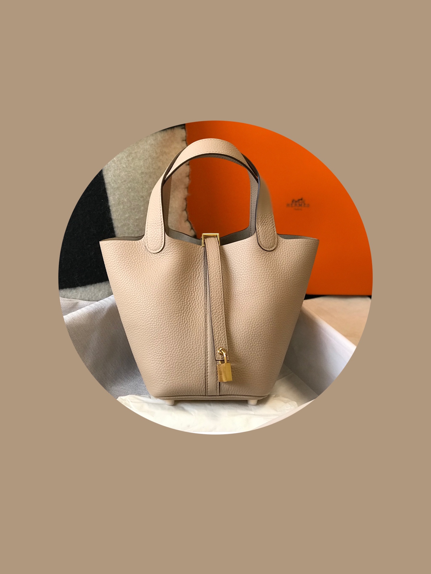 Original Copy Hermes Picotin Lock Leather Bags More Colors-3