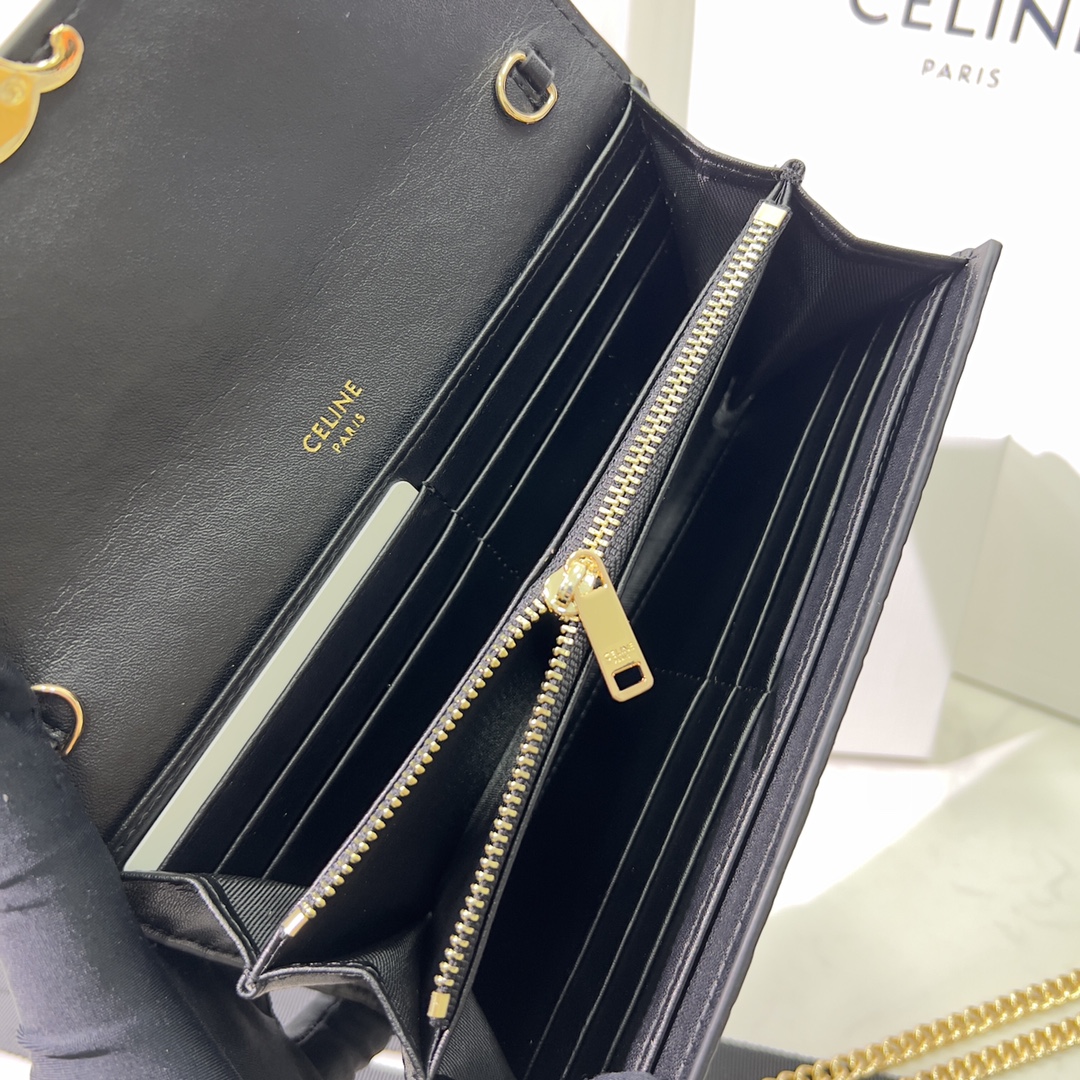 Celine CLAUDE Chain Bag 1960 LM59 19cm