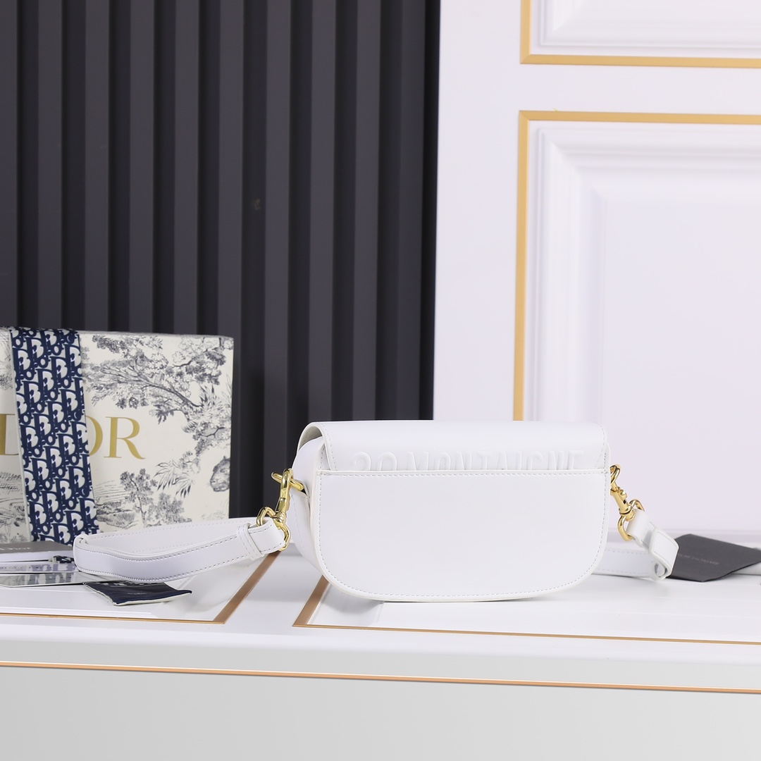 Dior Bobby East-West Bag White 2012 XM071 22cm
