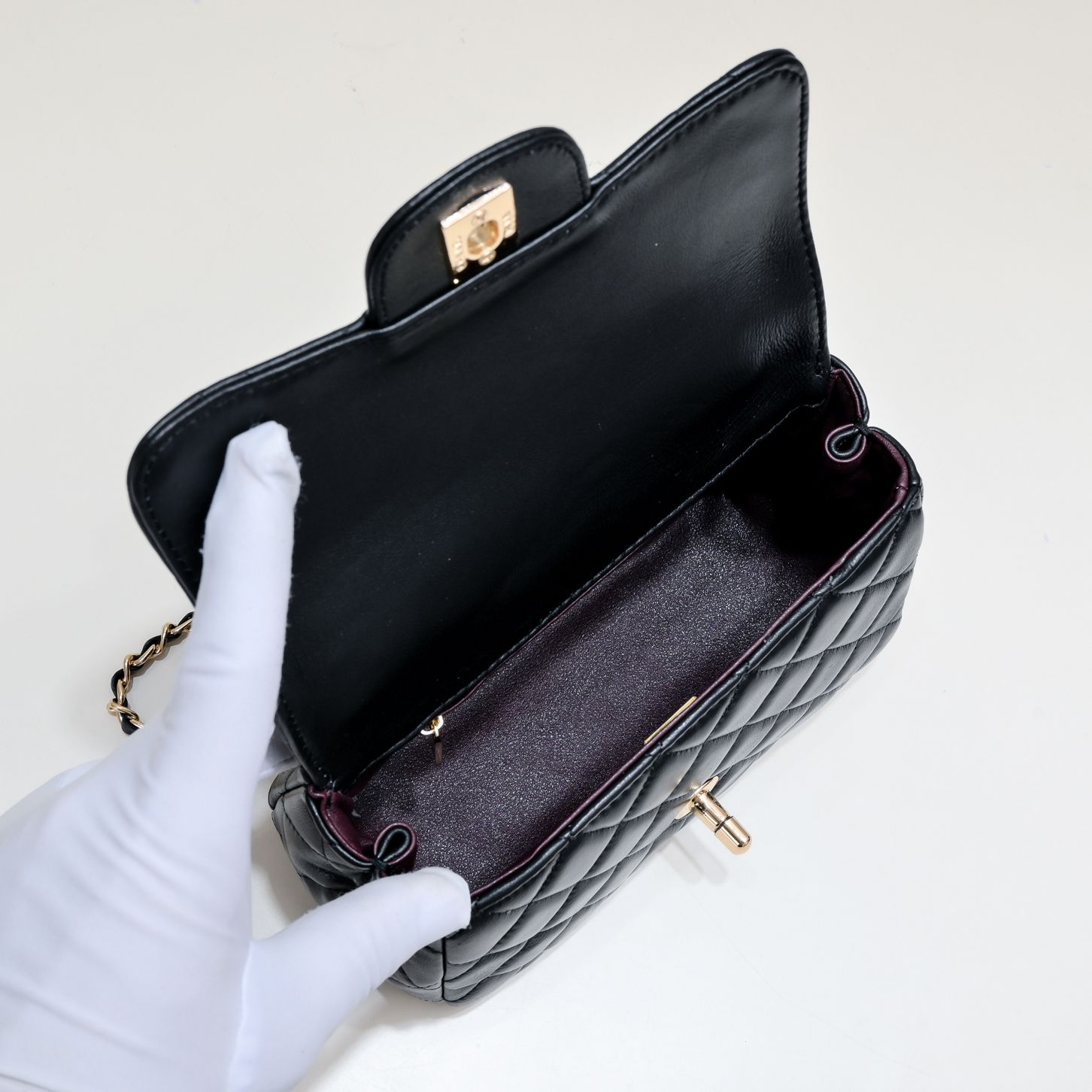 Chanel 23A Diamond Handle CF Mini Shoulder Bag Handbag