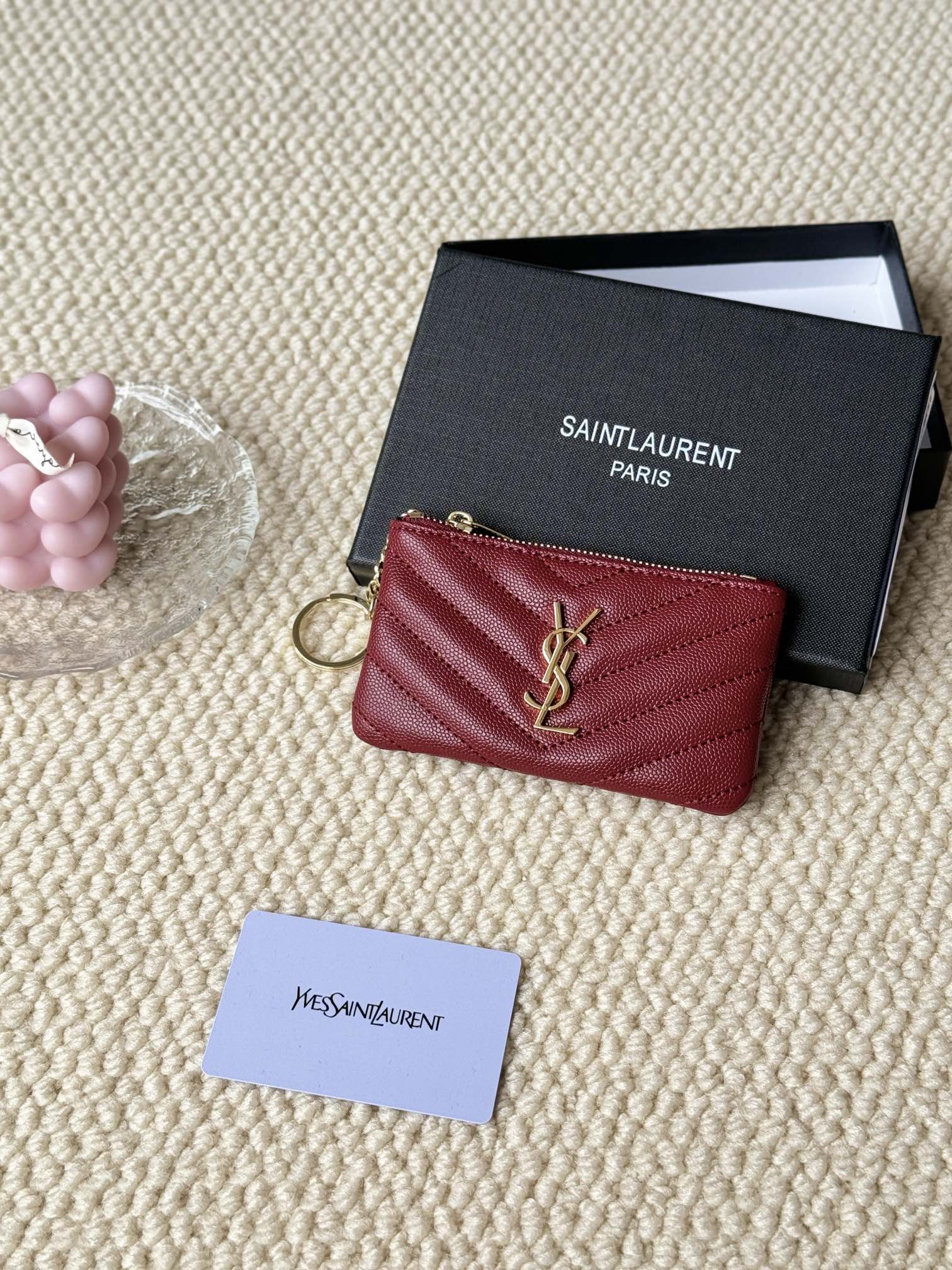 YSL Wallet 438386 LM06 13cm