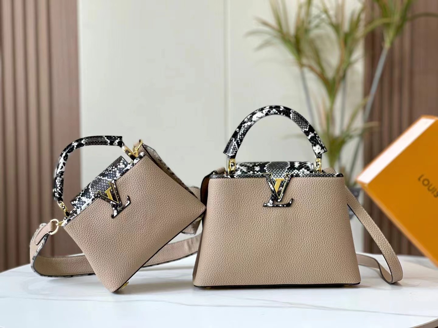 LV Capucines Bag M95508 M95509 LM012032 21-27cm