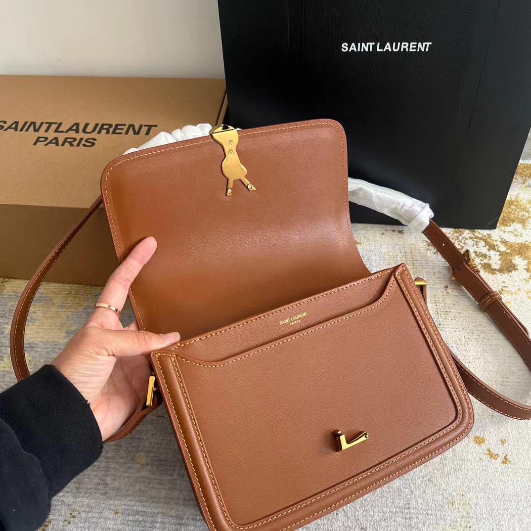SAINT LAURENT Medium Solferino Satchel Shoulder Bag(Replica)