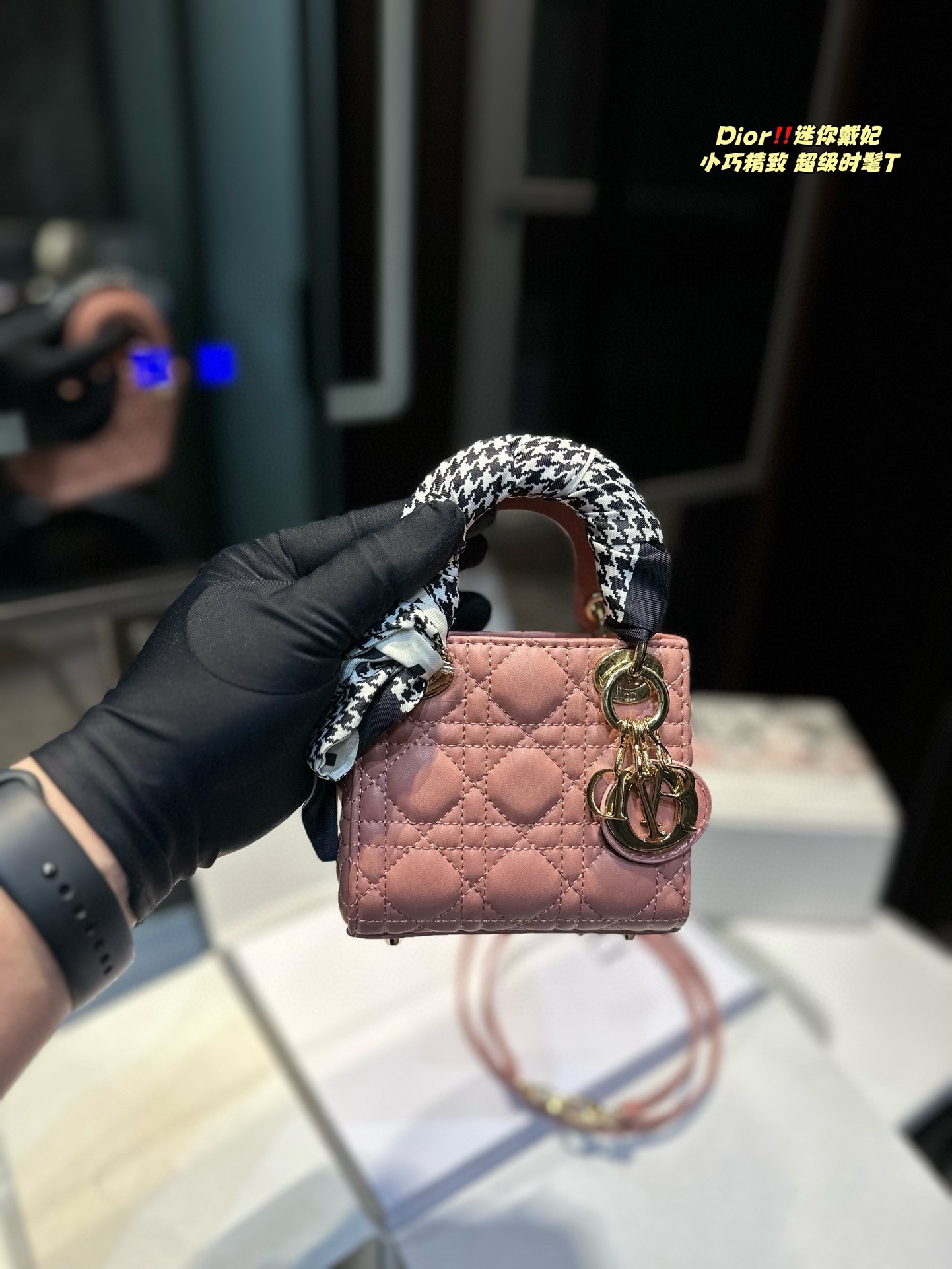 Dior Lady Dior Micro Bag 001 DB571 12cm