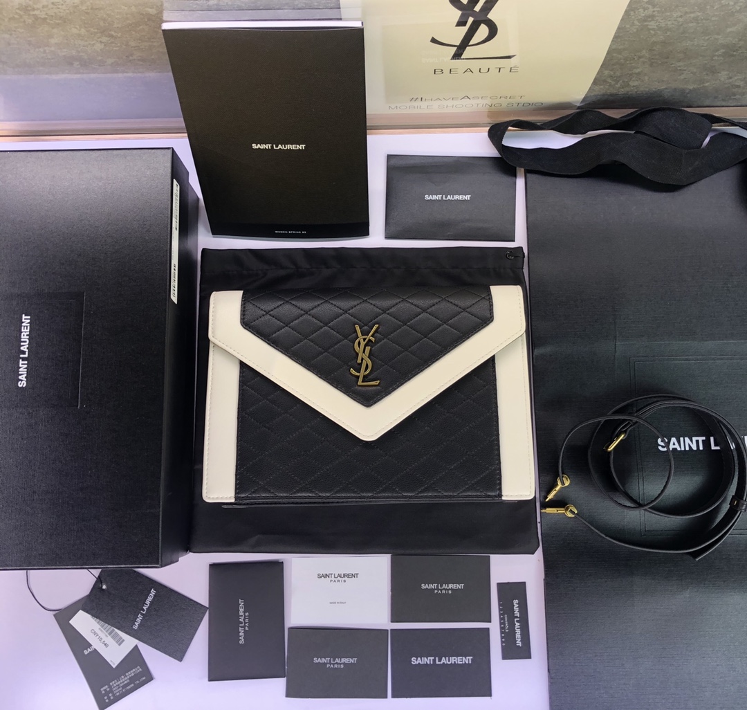 YSL GABY SATCHEL IN QUILTED LAMBSKIN 668863