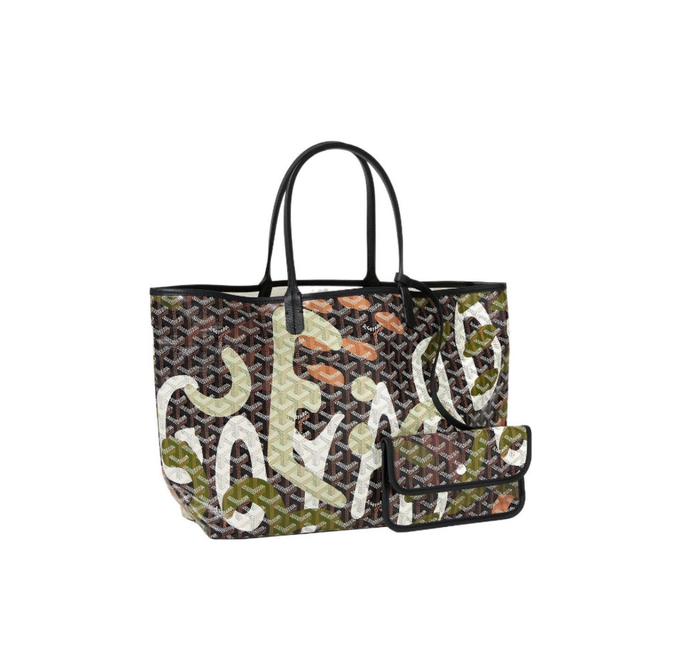 Goyard Saint Louis graffiti Tote handbag shoulder bag(Replica)
