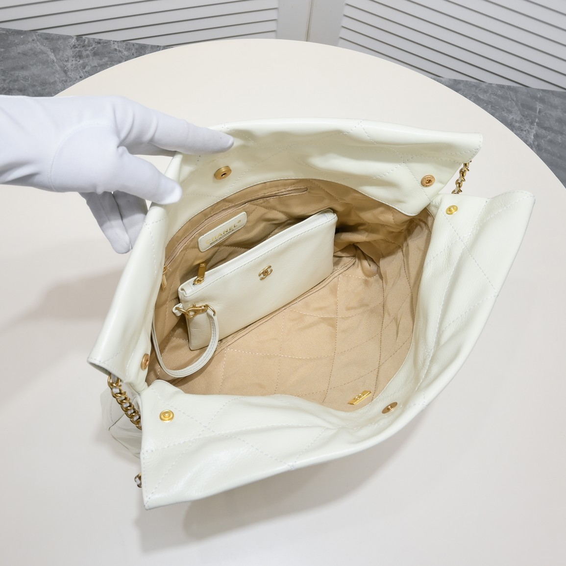 Chanel 22 Bag Pearl Bag Shoulder Bag Handbag