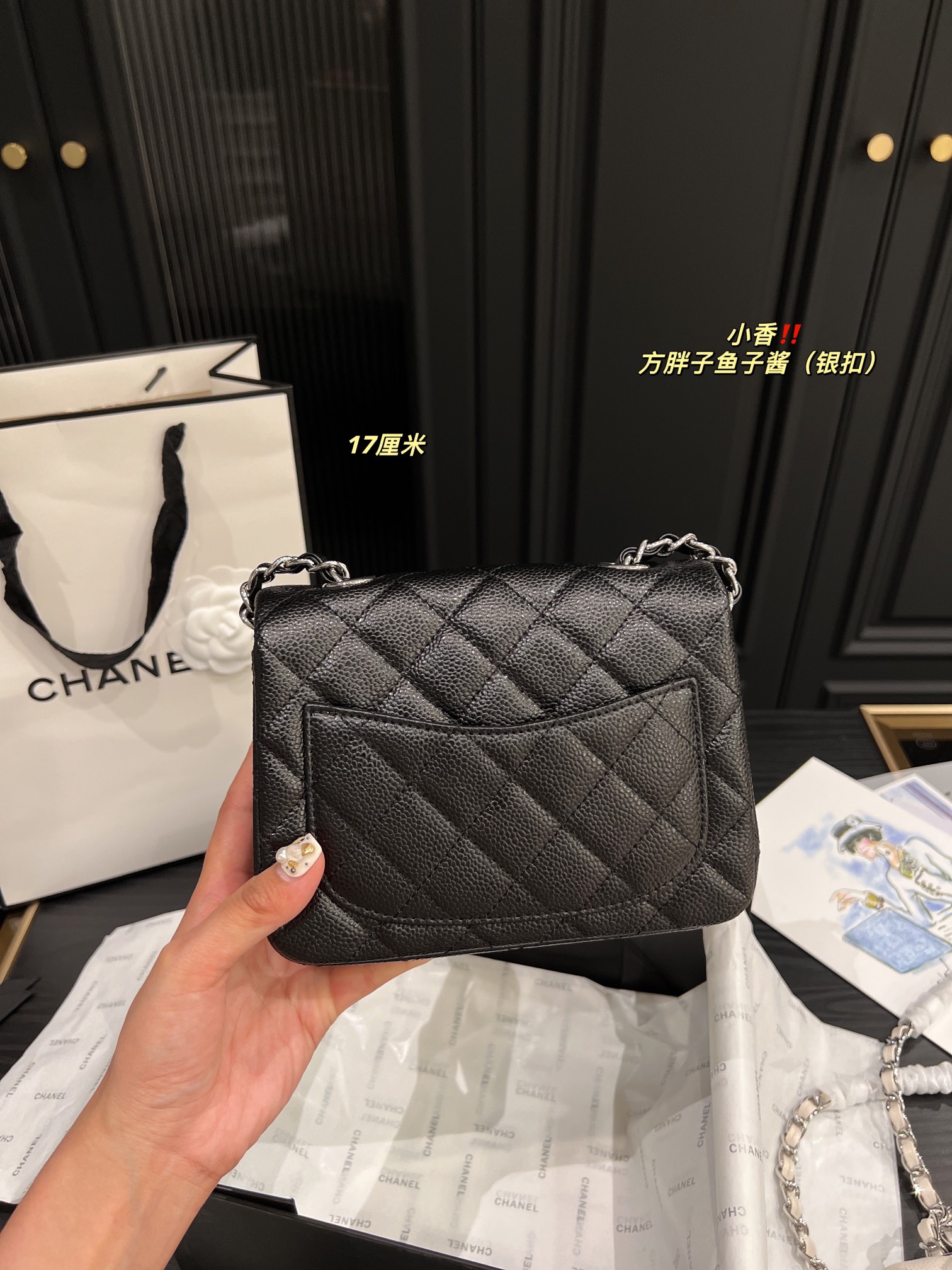Chanel Shoulder Bag 017 DB071 17cm