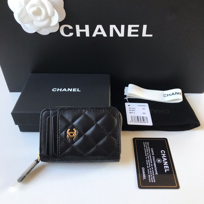 Chanel Zipper Wallet AP1650 LM031 11cm