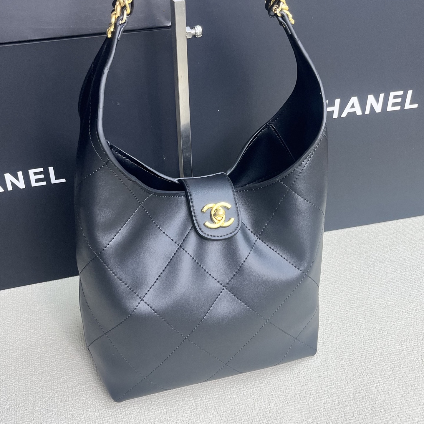 Chanel hobo Armpit Bag Hippie bag 9126