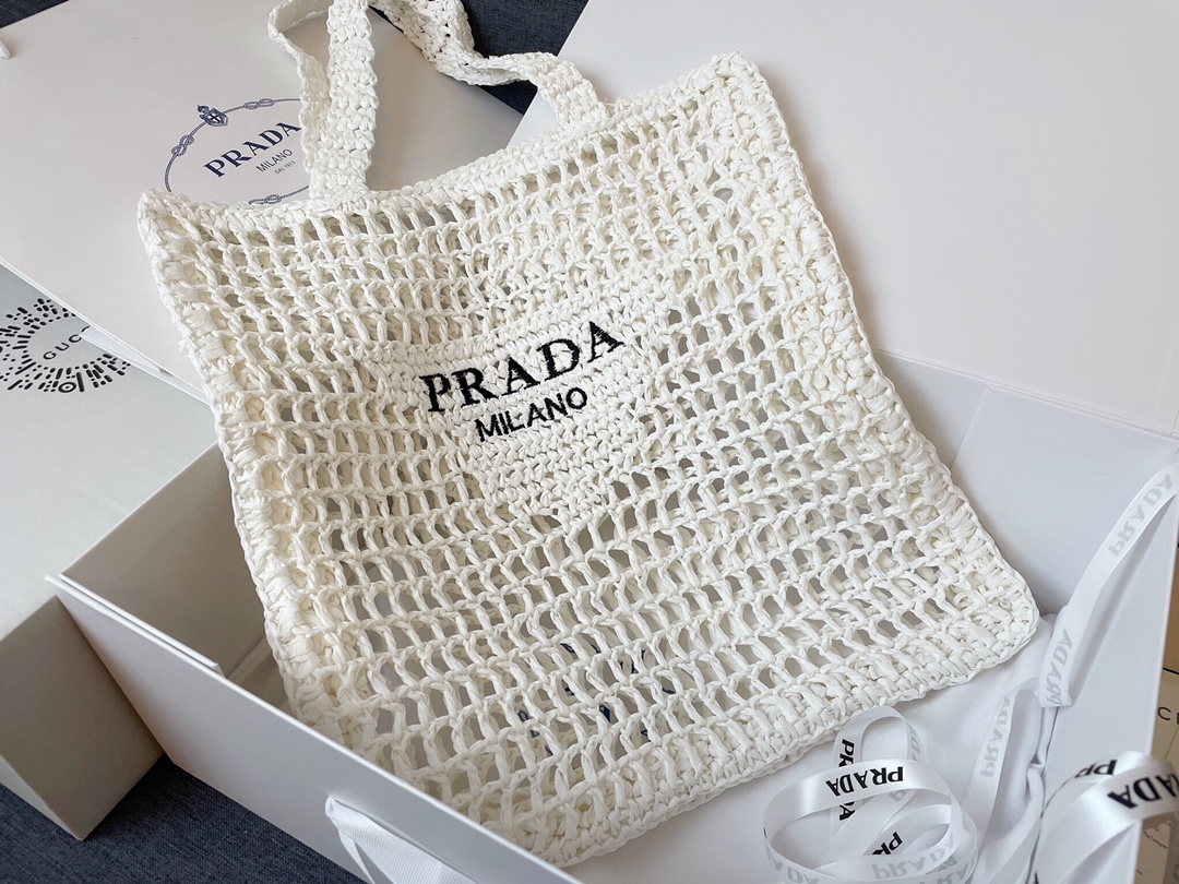 Prada 1BG393 White LM031 36cm