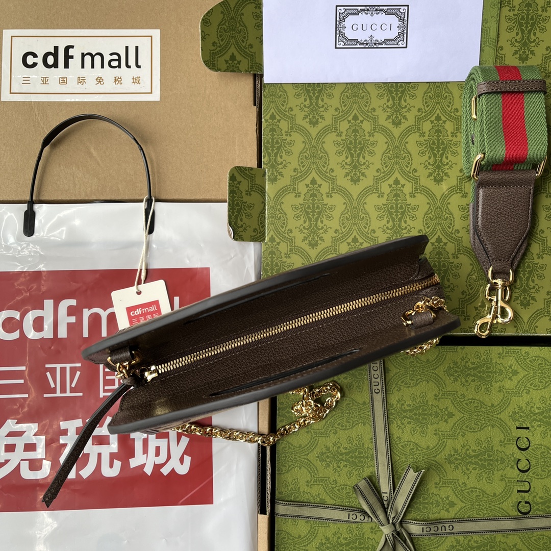 GUCCI Ophidia small tote with Web  693724