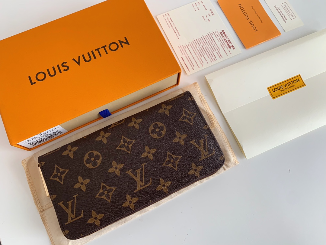 Louis Vuitton ZIPPY WALLET 60017 19CM