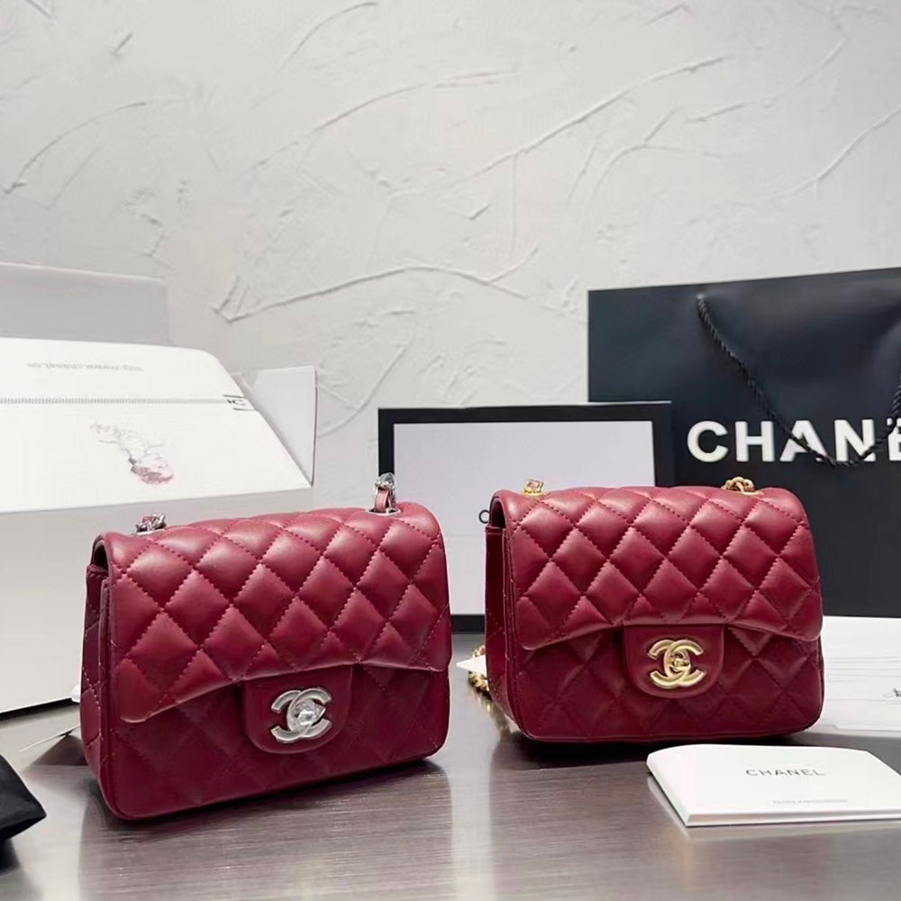 Chanel CF Bag Lambskin 17CM Shoulder Bag(Replica)