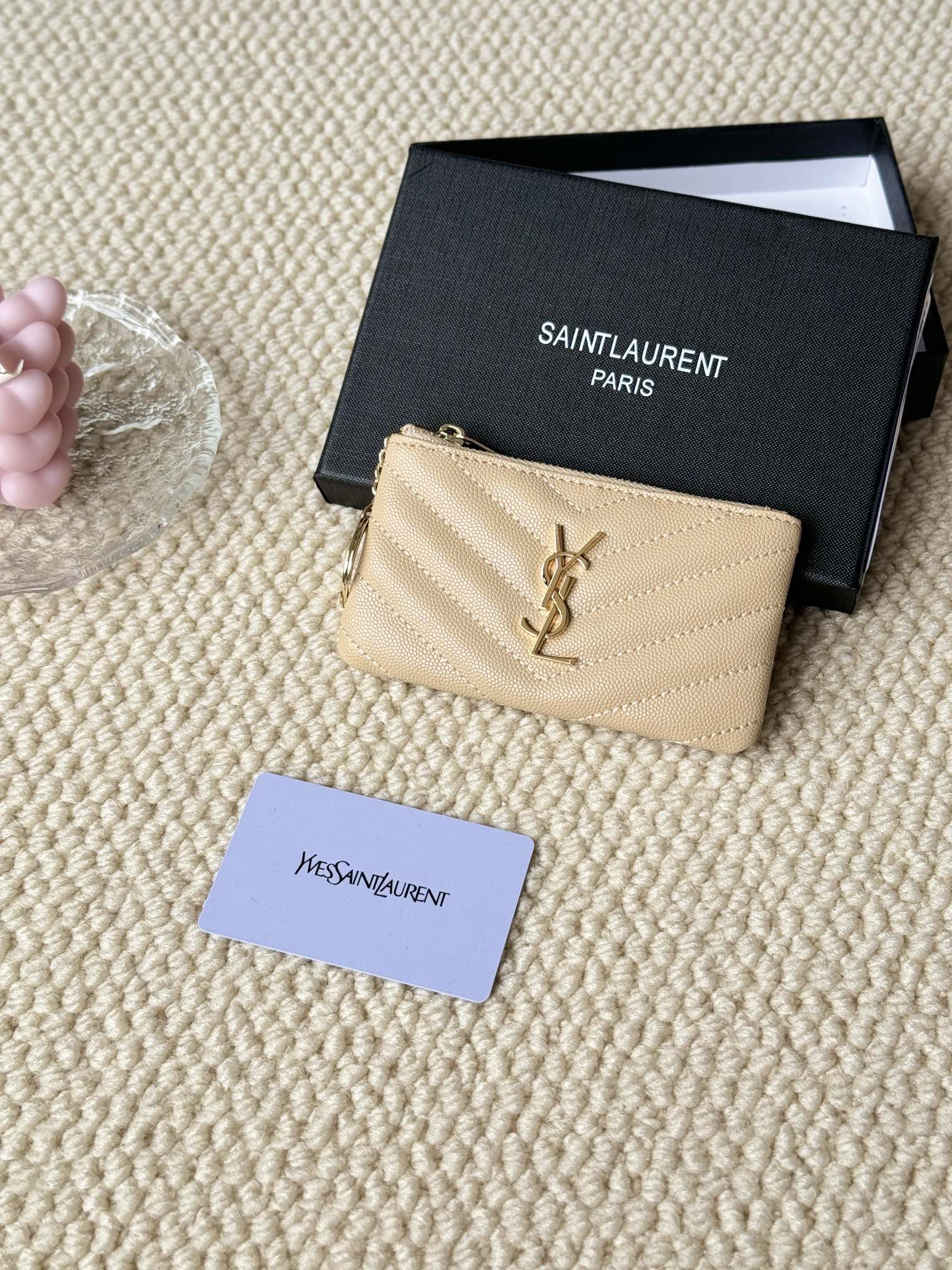 YSL Wallet 438386 LM06 13cm