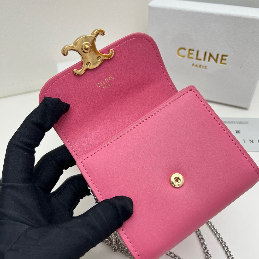 Celine TRIOMPHE Wallet 10783 LM57 11cm