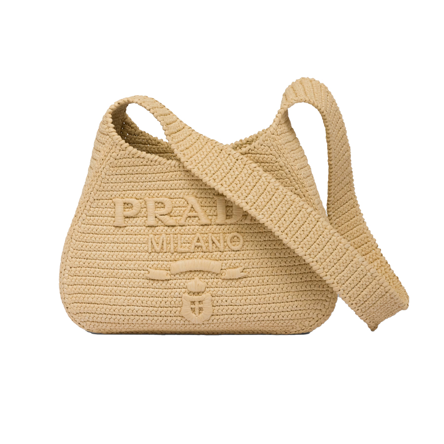 Prada Crochet Handbag Tote Bag Shoulder Bag (Replica)