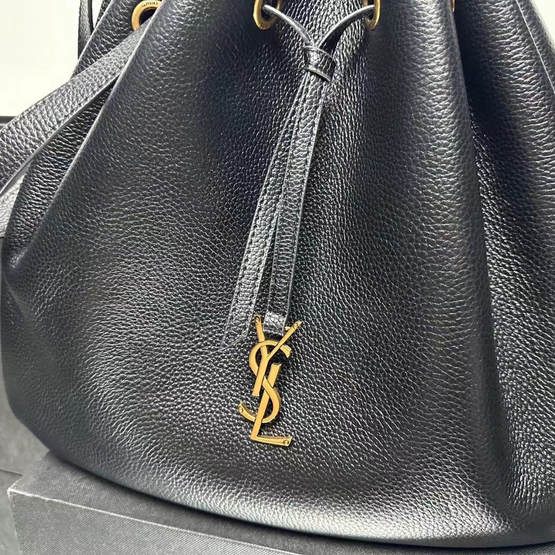 YSL Flat Shoulder Bag Hobo Bag 697941 LM071 33cm