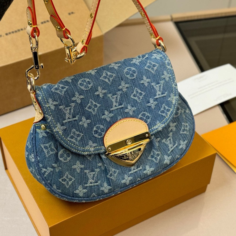 Louis Vuitton LV Sunset Denim Handbag Shoulder Bag(Replica)