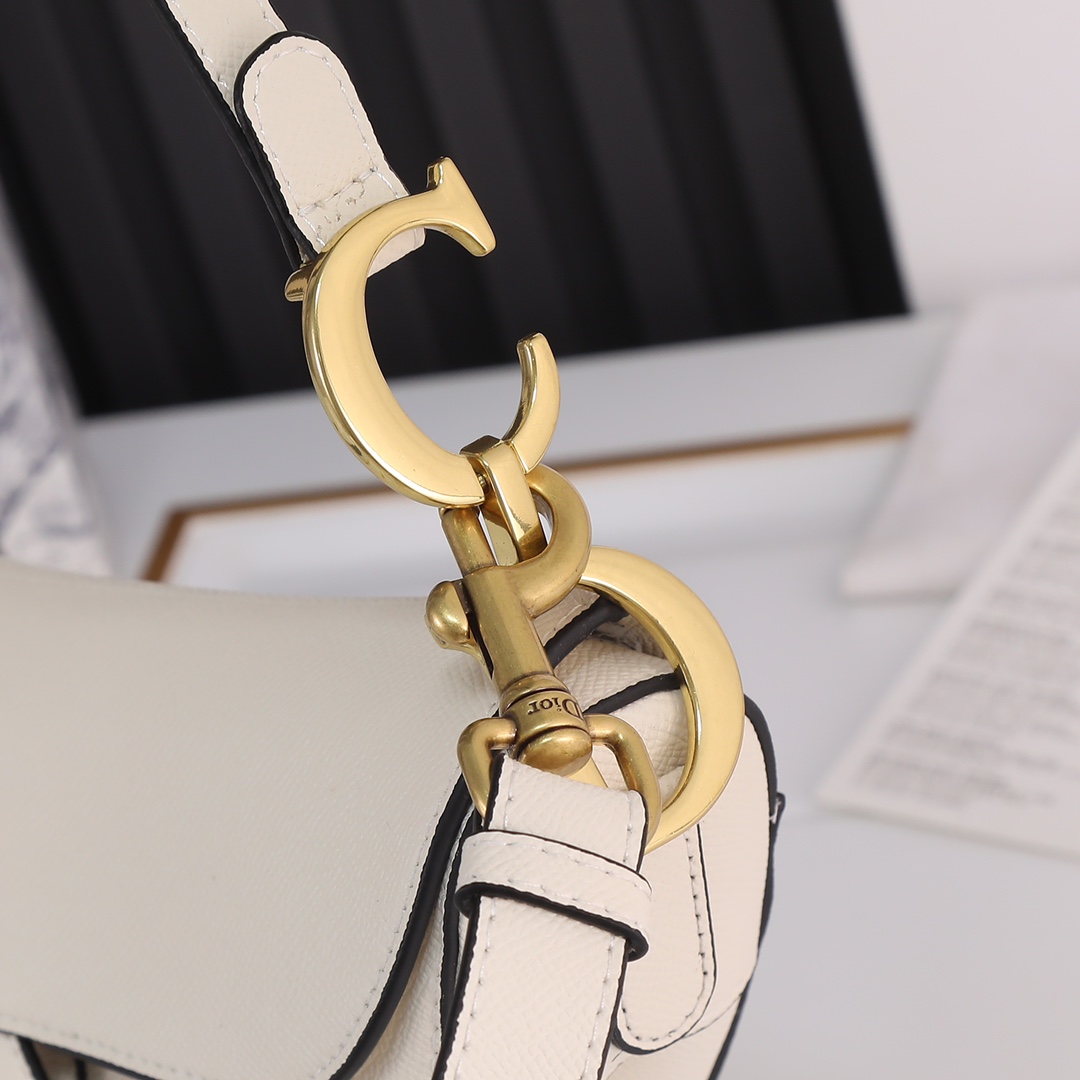 Saddle Bag White 6677 XB012 25.5cm