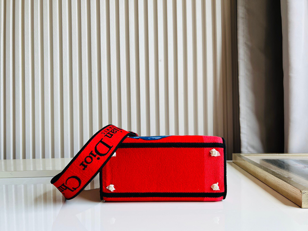 10A + top quality Dior Medium Lady D-Lite Bag M0565 LM003 24cm