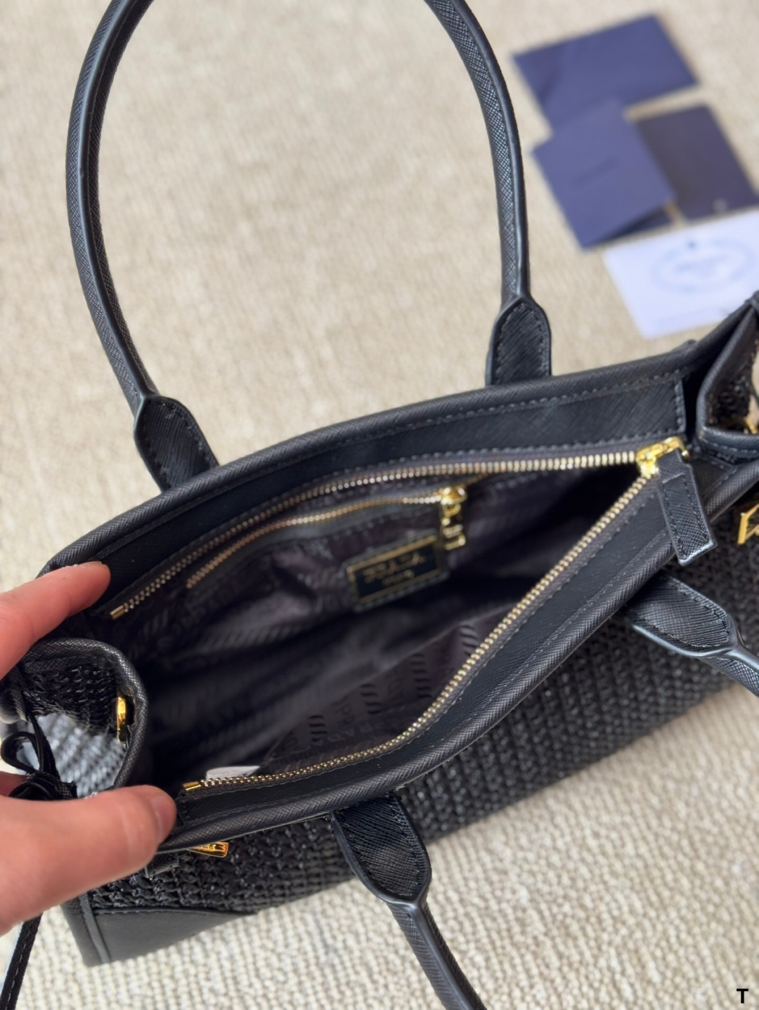 Prada Soft lux Tote 016 DB581591 30-38cm