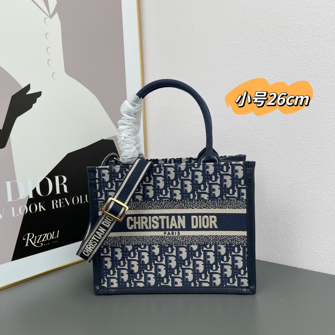 10A + top quality Dior Book Tote With Strap 0175 LM022042062 26-41cm