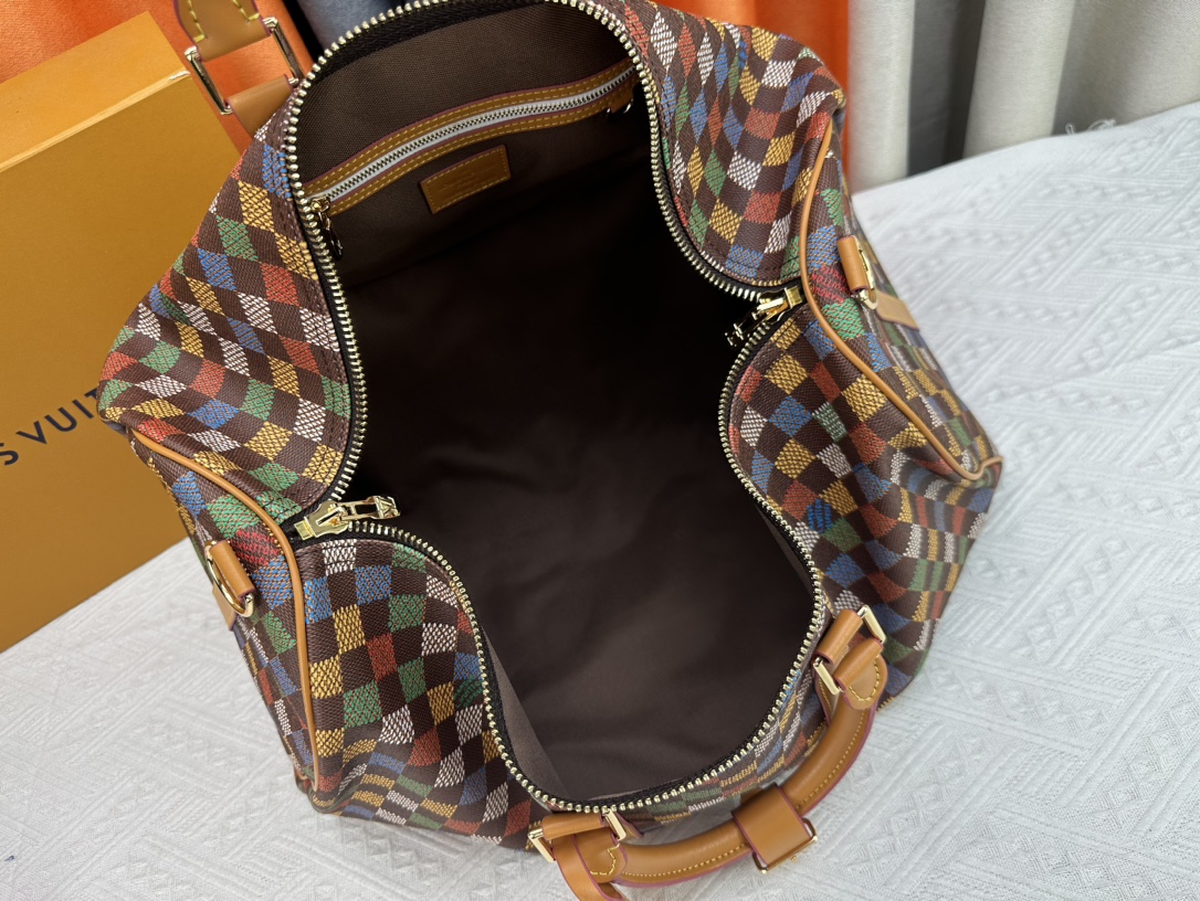 Louis Vuitton Keepall Bandoulière 50 Travel Bag M11674 M41416 Damier Flags