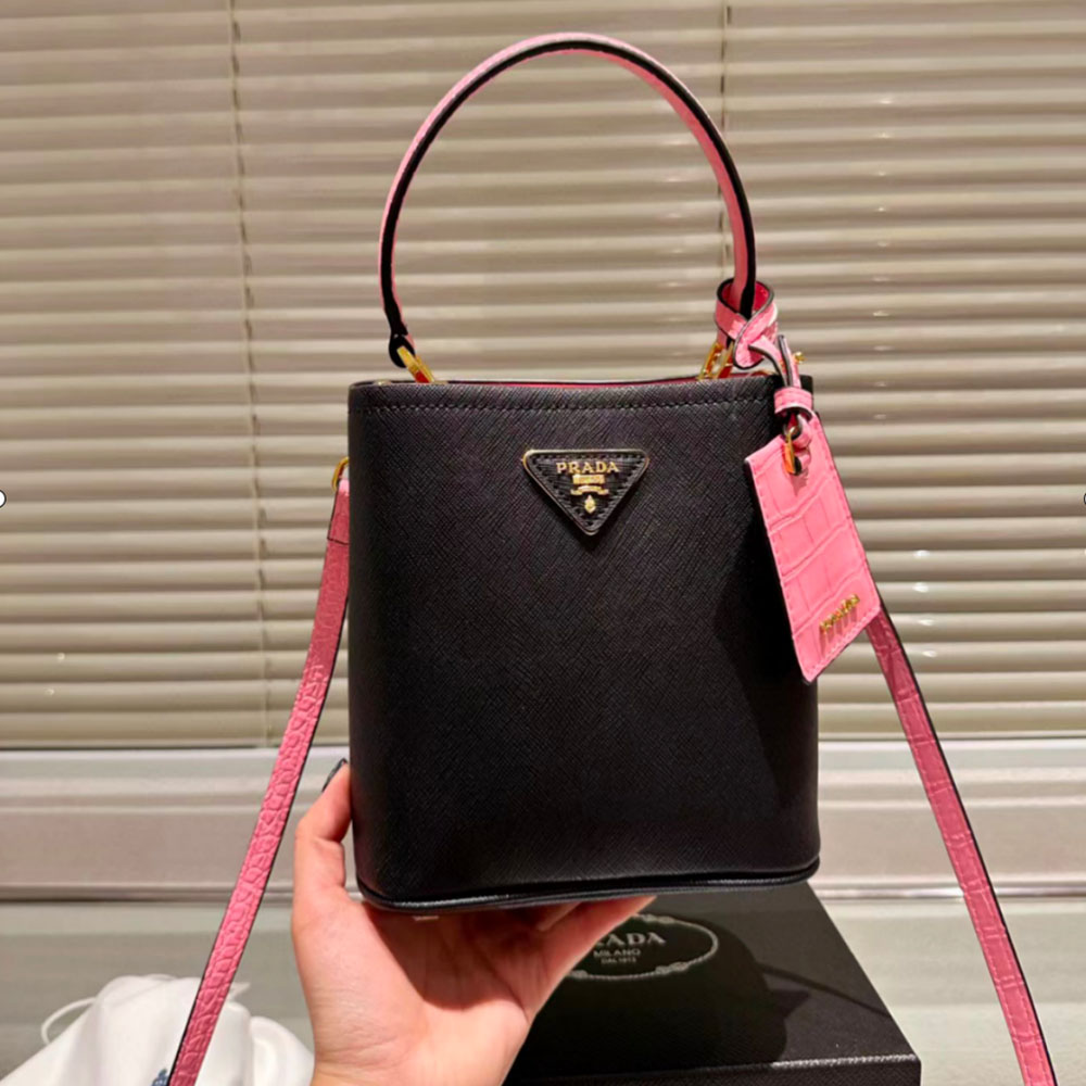 Prada Panier Handbag Saffiano Shoulder Bag（Replica）