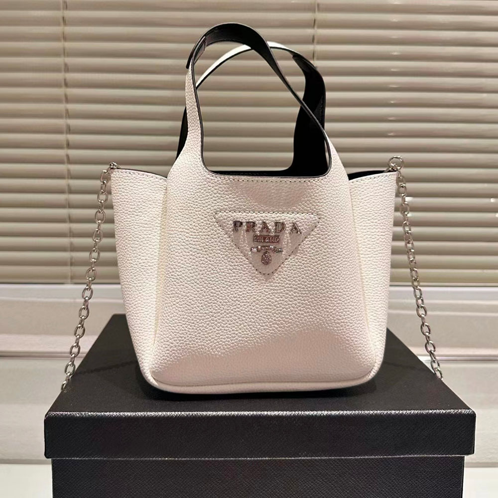 Prada Leather Handbag Tote Bag  (Replica)