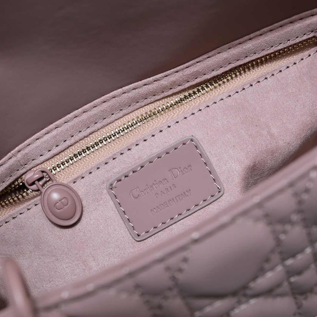 Small Lady Dior My ABCDior Bag Purple Matte 2022 LM061 20cm