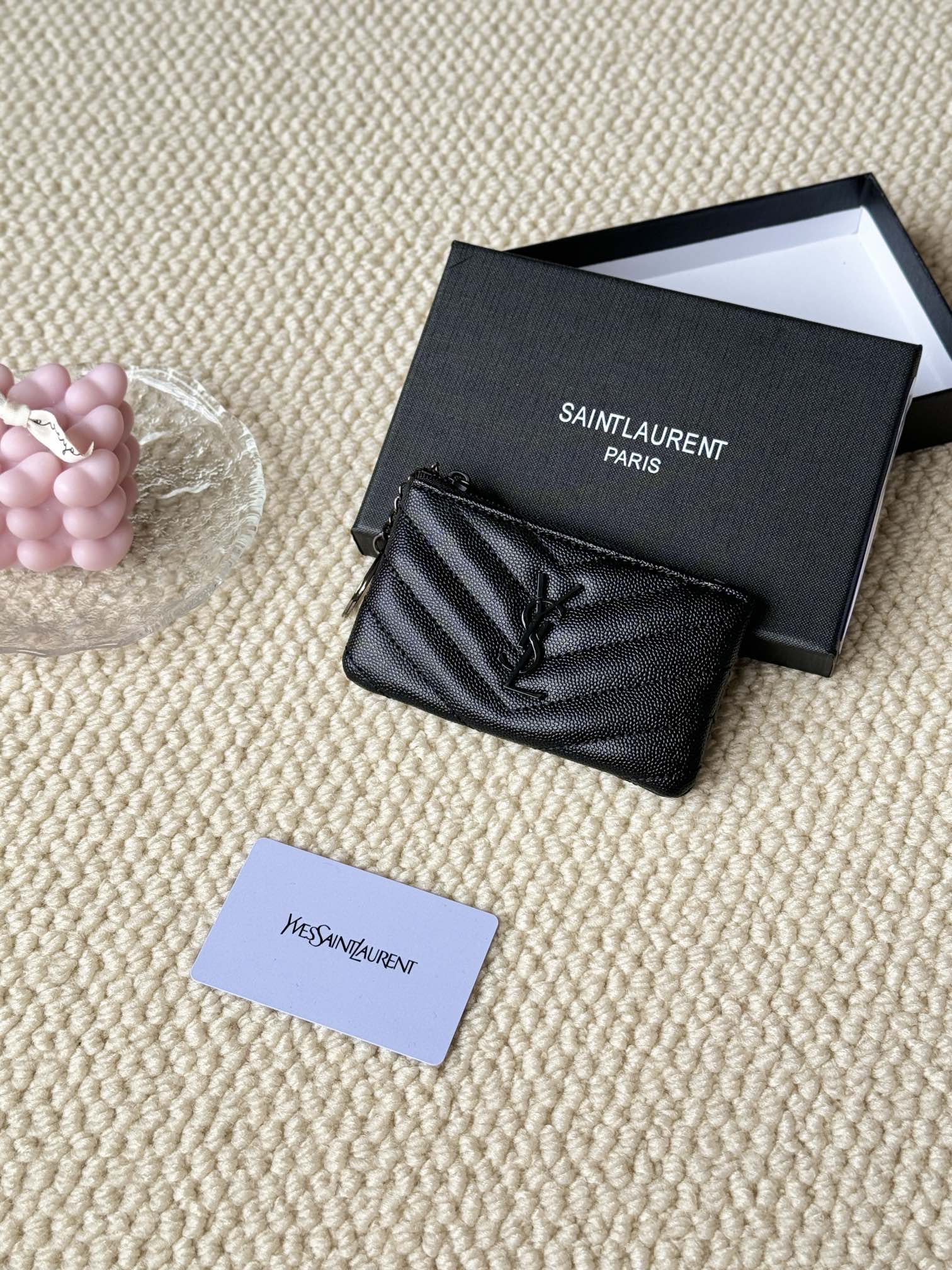 YSL Wallet 438386 LM06 13cm