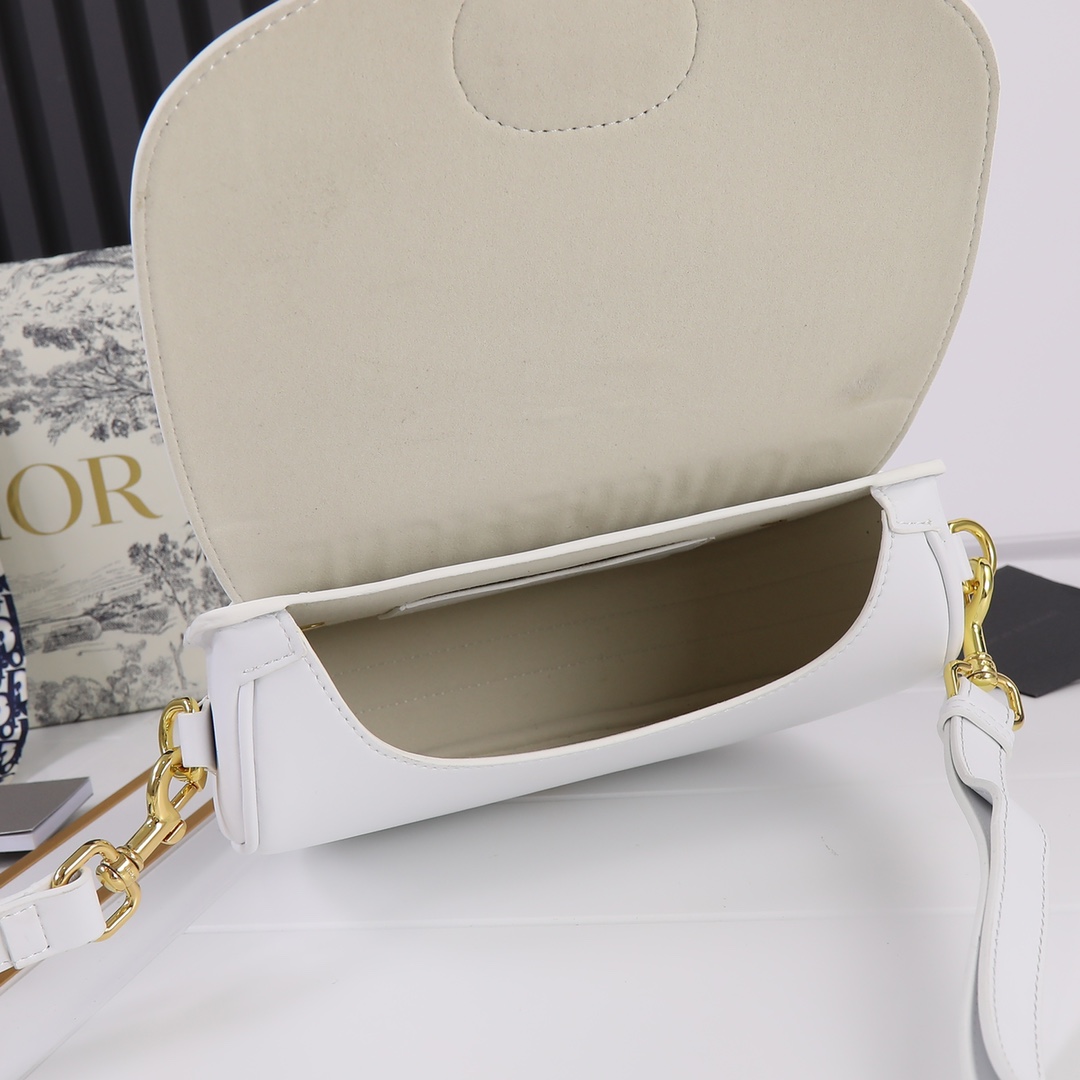 Medium Dior Bobby bag White CD-2011 XB081 22cm