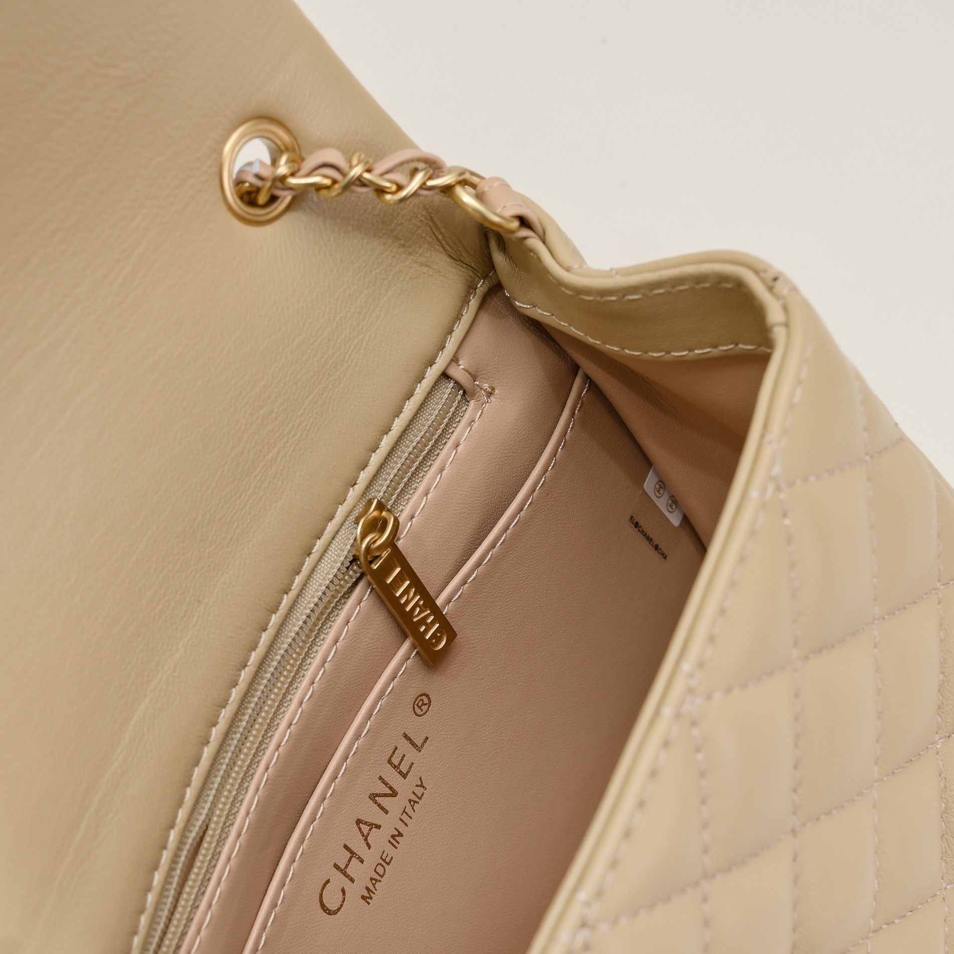 Chanel Cross Body Metal Ball Chain Shoulder Bag Handbag