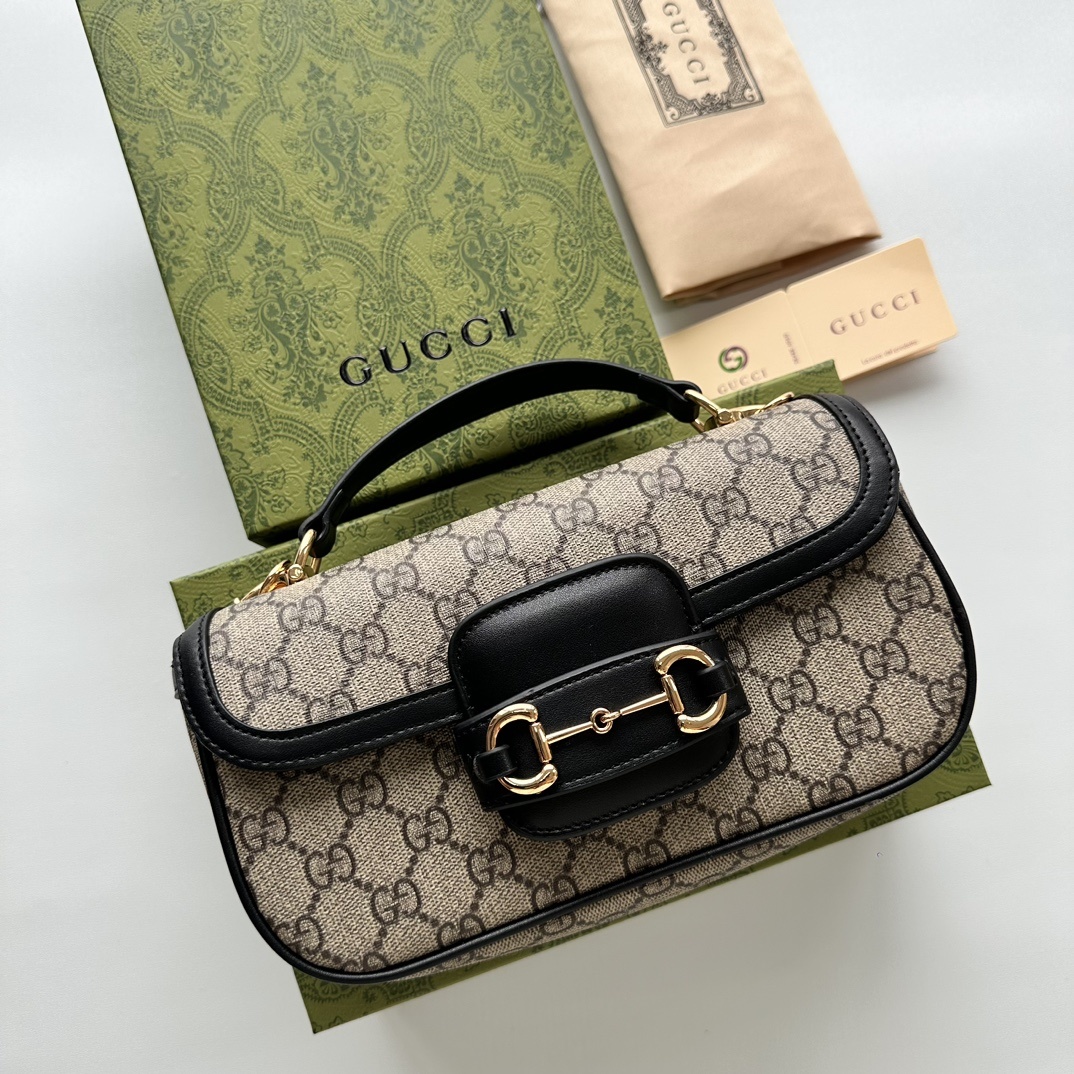 Gucci Horsebit Small Top Handle Bag 815206