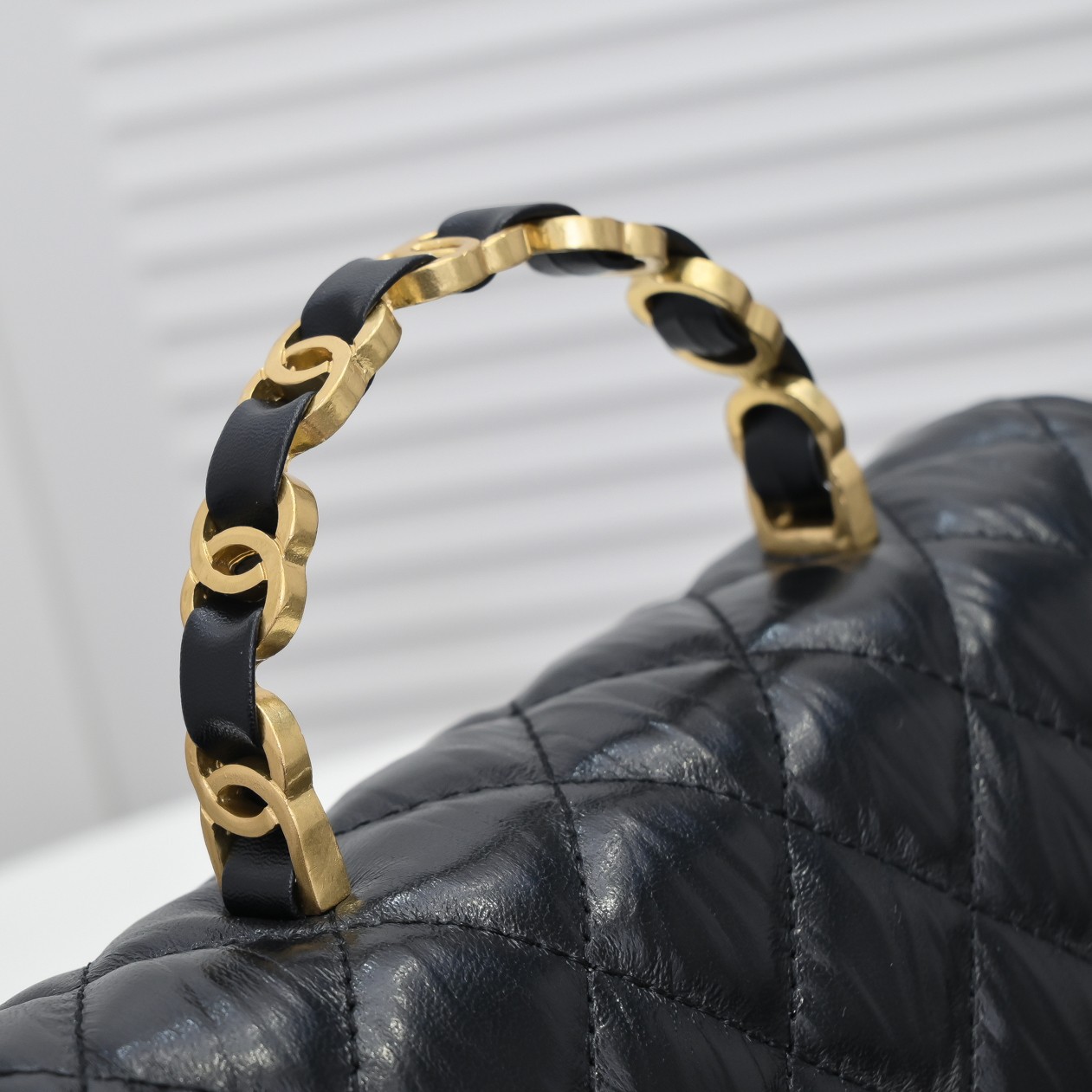 Chanel Handle Double C  Shoulder Bag Handbag