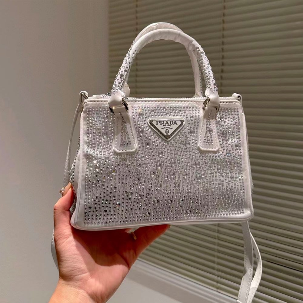 Prada Galleria Anti Crystal Mini Handbag Shoulder Bag  (Replica)