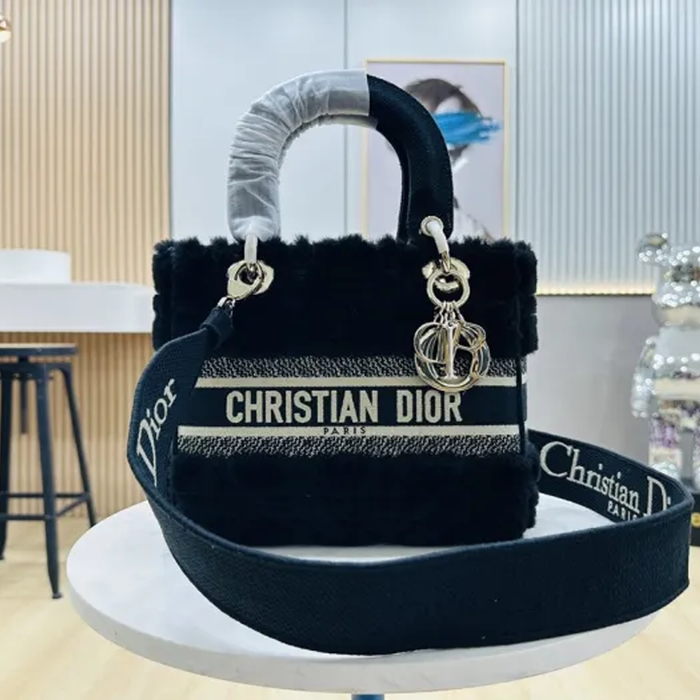 10A + top quality Dior Medium Lady D-Lite Bag 9920 DD003 24cm