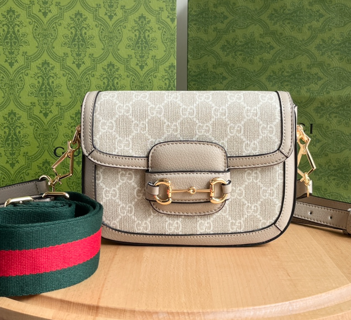GUCCI 1955 Horsebit Shoulder Bag Mini Handbag(Replica)