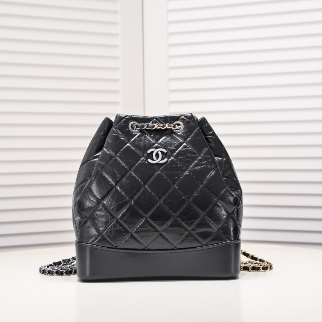 Chanel 17 Gabrielle Stray Backpack Shoulder Bag Handbag